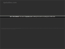 Tablet Screenshot of iqstudies.com